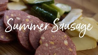 Venison Summer Sausage Recipe [upl. by Aihtela904]