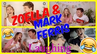 Zoella amp Mark Ferris Laughing Compilation [upl. by Keavy]