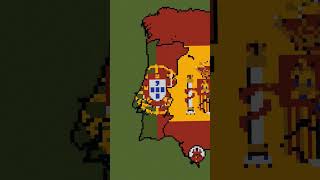 Building Portugal in 3 Scales portugal português maps flags minecraft [upl. by Rooker]