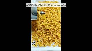 Easy operation pasta making machine fusilli noodles screw extruding machine macaroni shells maker [upl. by Einnus822]