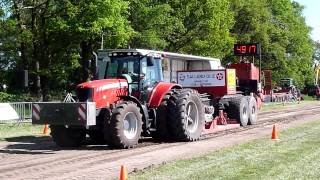 mf 7480 trekkertrek tractorpulling massey ferguson dyna vt [upl. by Fortna]