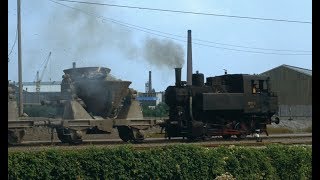 Kriegsdampflok 8 von 1944 rangiert im Stahlwerk Ternitz 1983ein Hörbild [upl. by Noonberg]