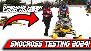 WORLD CLASS SNOWMOBILE RIDING  SNOCROSS  OPENER [upl. by Ratcliff]