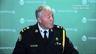 Chief William Blair makes a Major Announcement  TorontoPolice [upl. by Learsiy346]