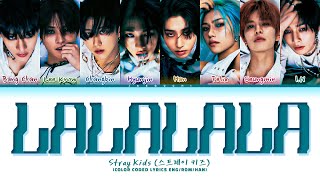 Stray Kids 락 樂 LALALALA Lyrics Color Coded Lyrics [upl. by Atikahc]