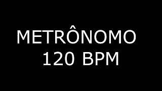 METRÔNOMO 120 BPM  44 [upl. by Tegan]