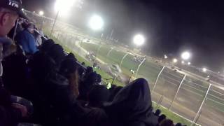 Sprintcar Classic Premier Speedway Warrnambool AMain 2017 [upl. by Alyakcm]