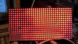 Videoclip on an 32x16 led board [upl. by Randolph49]