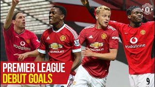 Premier League Debut Goals  Scholes Rashford Van De Beek  Manchester United [upl. by Fitts]