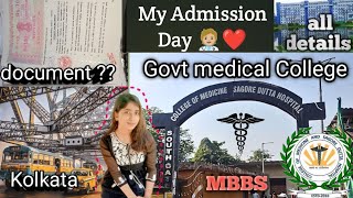 My Medical College Admission 🎈 ll Kolkata ll MBBS vlog ll comsdh 🧑🏼‍⚕️💖l sagore dutta medicalcollege [upl. by Tarsuss930]