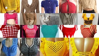 woolen blouse design handmade woolen blouse design [upl. by Anerahs959]