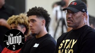 LaVar Ball pulls LiAngelo out of UCLA Lakers enforce LaVar Ball rule The Jump ESPN [upl. by Elleuqar159]