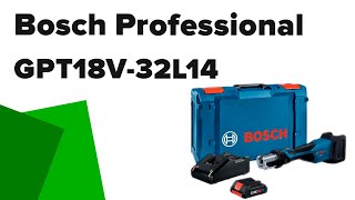 Press Tool Bosch Professional GPT18V32L14 06019M2111 Review [upl. by Atinrehs935]