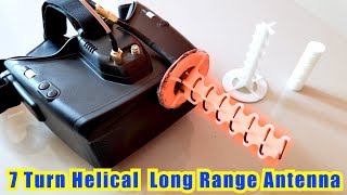 Long Range 58ghz 7 Turn High Gain Helical Antenna Build Tutorial [upl. by Enylcaj328]