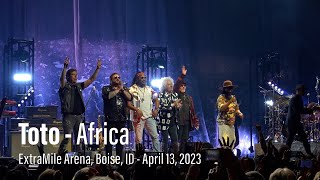 Toto  Africa  April 13 2023  Boise ID [upl. by Namzed]