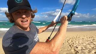 Kitesurfing for Beginners  Where to Position Your Hands on the Bar [upl. by Kroy]