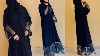 DIY  Latest Abaya  cutting and stitching easy abaya making cuttingandstitching naachusworld [upl. by Aokek]