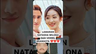 moment lamaran Natasha Wilona dan Verrel Bramasta natashawilona verrelbramasta [upl. by Joela]