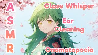 【3DIO ASMR】💚Ear Cleaning amp Onomatopoeia💚 [upl. by Vernon314]