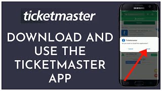 How to Download and Use the Ticketmaster App on Android 2023 [upl. by Kakalina]