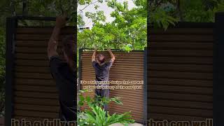 How to Make Your Fence Look More Charming mexytech yard fence outdoors garden durable wpc [upl. by Bissell]