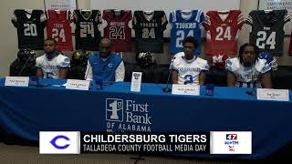 Childersburg Tigers  TCCA HSFB Media Day  07242024 [upl. by Odnomor205]