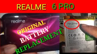 PAANO MAGPALIT NG BATTERY  HOW TO REPLACE BATTERY  REALME 6 PRO  REALME 6i  REALME 6 [upl. by Helen344]