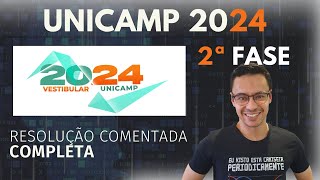 RESOLUÇÃO DE MATEMÁTICA COMENTADA UNICAMP 2ª FASE 2024  COMPLETA [upl. by Mirilla]