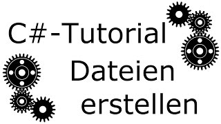 DateienVerzeichnisse erstellen  c Tutorial  Visual Studio 15  GermanDeutsch  007 [upl. by Rosol]