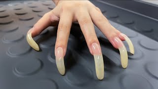 ASMR Tapping amp Scratching with my LONG NATURAL NAILS🐱🐾 [upl. by Titus]