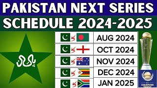 Pakistan next series after T20 World Cup 2024  PAK all next matches amp series schedule  9 Test ampODI [upl. by Orna549]