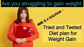 Full day diet plan for weight gain  What to eat to gain weight  How to gain weight fast [upl. by Qahsi]