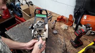 Stihl ms360 pro  036 pro rebuild Teardown Part 1 [upl. by Seyer]