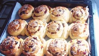 Spirale cu stafide  Brioches with raisins de la Bcatarie Marocana  ملفوف بالزبيب [upl. by Mercier]