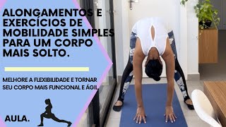 Corpo Mais Solto Exercícios e Alongamentos Simples para Fazer em Casa [upl. by Ennaegroeg79]