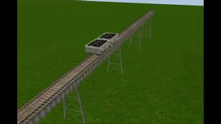 Random Moments on Trainz 2006 Ep 1 Teh Bridge of Death [upl. by Ahsiekal]