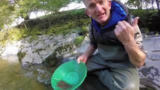 GOLD panning in CUMBRIA Gold UK 2018  episode 29 [upl. by Marcoux]