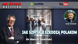 🔴 021124  LIVE 2100  Dr Marcin Sowiński  JAK SZPITALE SZKODZĄ POLAKOM [upl. by Gretel]