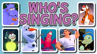 Whos Singing Quiz for kids  Songs from Disney Family and Friends [upl. by Andryc]