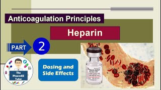 Heparin Anticoagulation Principles  Part 2 Dosing and Side Effects [upl. by Ecirtak]