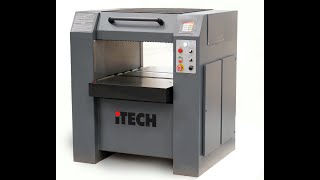 iTECH TH630 Thicknesser 630x300 m Capacity with Spiral Planer Block [upl. by Nerraf166]