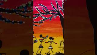 Warli artshortvideo plslikesubscribe [upl. by Enirehtakyram]