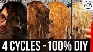 From Black To Blonde In One Day  DIY Hair Bleaching With OlaplexFibreplexSmartplex [upl. by Quickman]