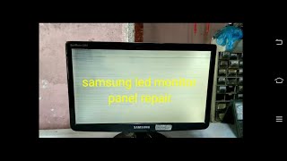 Samsung led monitor white screenpanel repair [upl. by Kimberley99]