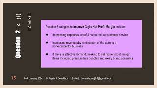 POA January 2024 P2 Qs1234amp5 Solutions Answers [upl. by Ariaes750]