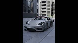 Flame Spitting Porsche GTR in blender animation shorts porsche car 3D fyp viral mmd [upl. by Undis]