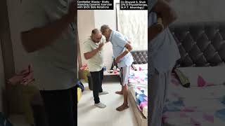 Cerebellar Ataxia Part 26 EXCLUSIVE Stick Trunk Rotation Standing Dynamic Balance Exercise [upl. by Akimas]