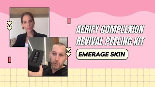 AERIFY COMPLEXION REVIVAL PEELING KIT  EMERAGE SKIN  Dr Jason Emer [upl. by Frannie]