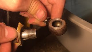 repairing a LEAKING “banjo bolt” fuel line brake line [upl. by Ataga103]