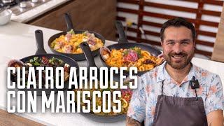 4 TIPOS DE ARROCES CON MARISCOS PARA PREPARAR EN CASA O EN TU RESTAURANTE  GIACOMO BOCCHIO [upl. by Atinahc]